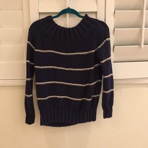 Blue striped billabong sweater